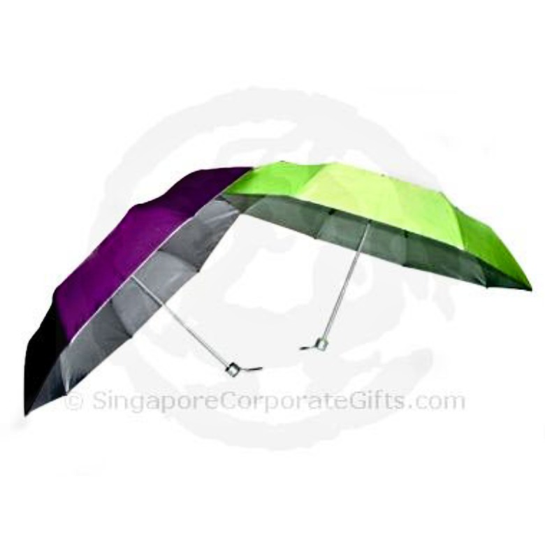 3 fold Umbrella with UV(Int) Protection and Wind Proof (21\")